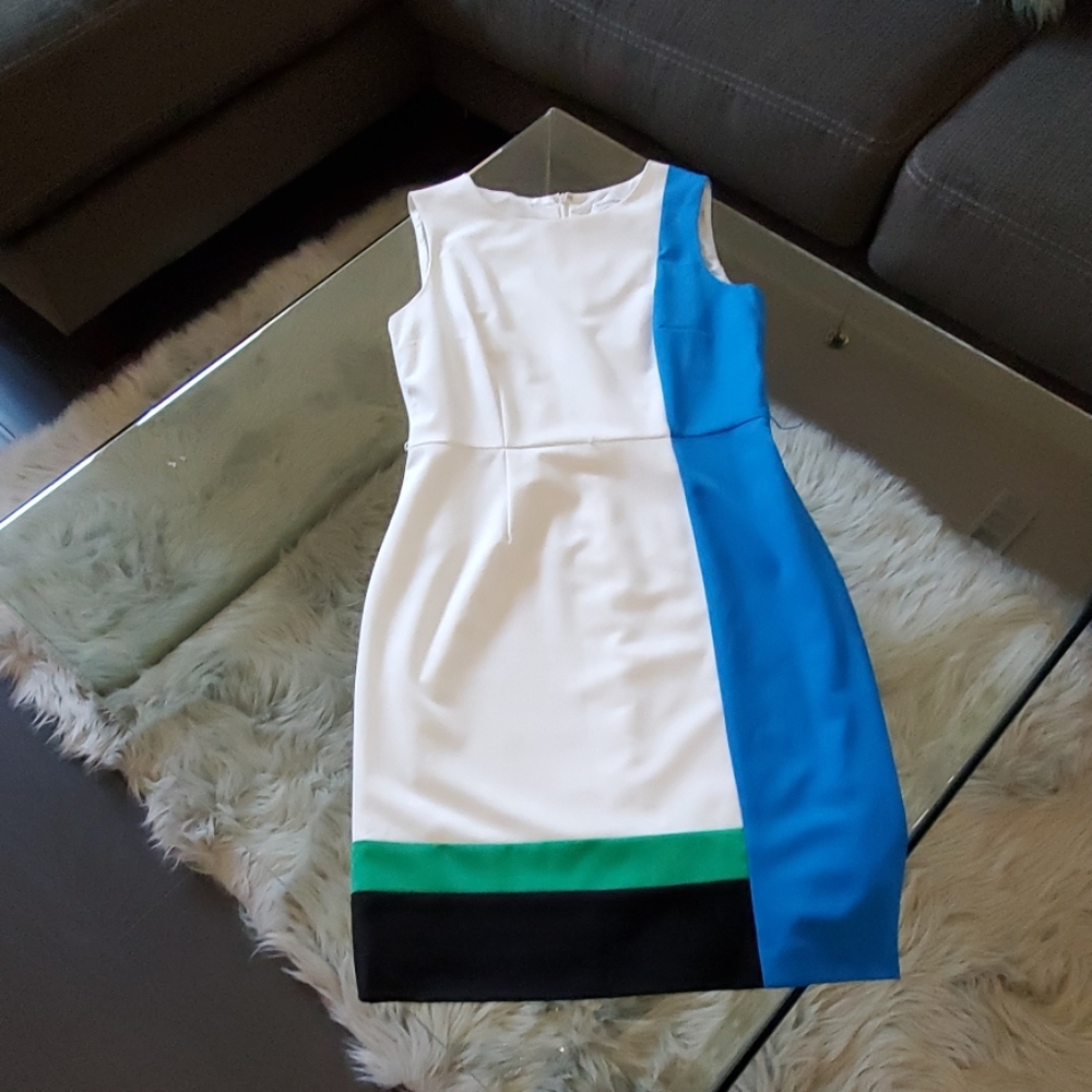Color Block Calvin Klein Block Color Dress
